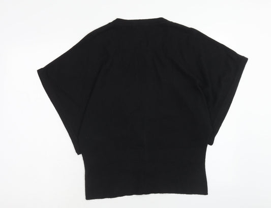 Womens UK Size 14 Editions Black Cardigan Jumper