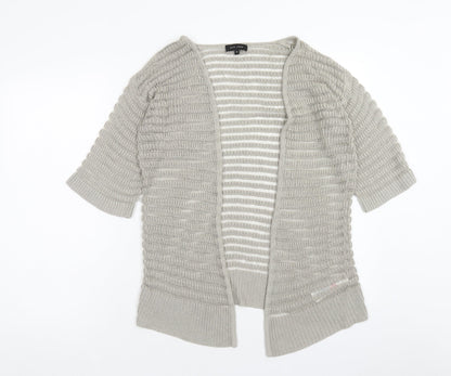 Womens UK Size S New Look Brown Shrug Jumper