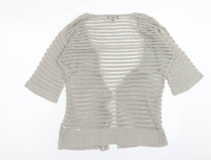 Womens UK Size S New Look Brown Shrug Jumper