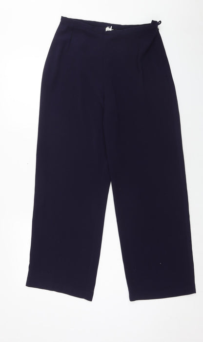 Womens UK Size 14 BHS Regular Fit  Blue Trousers