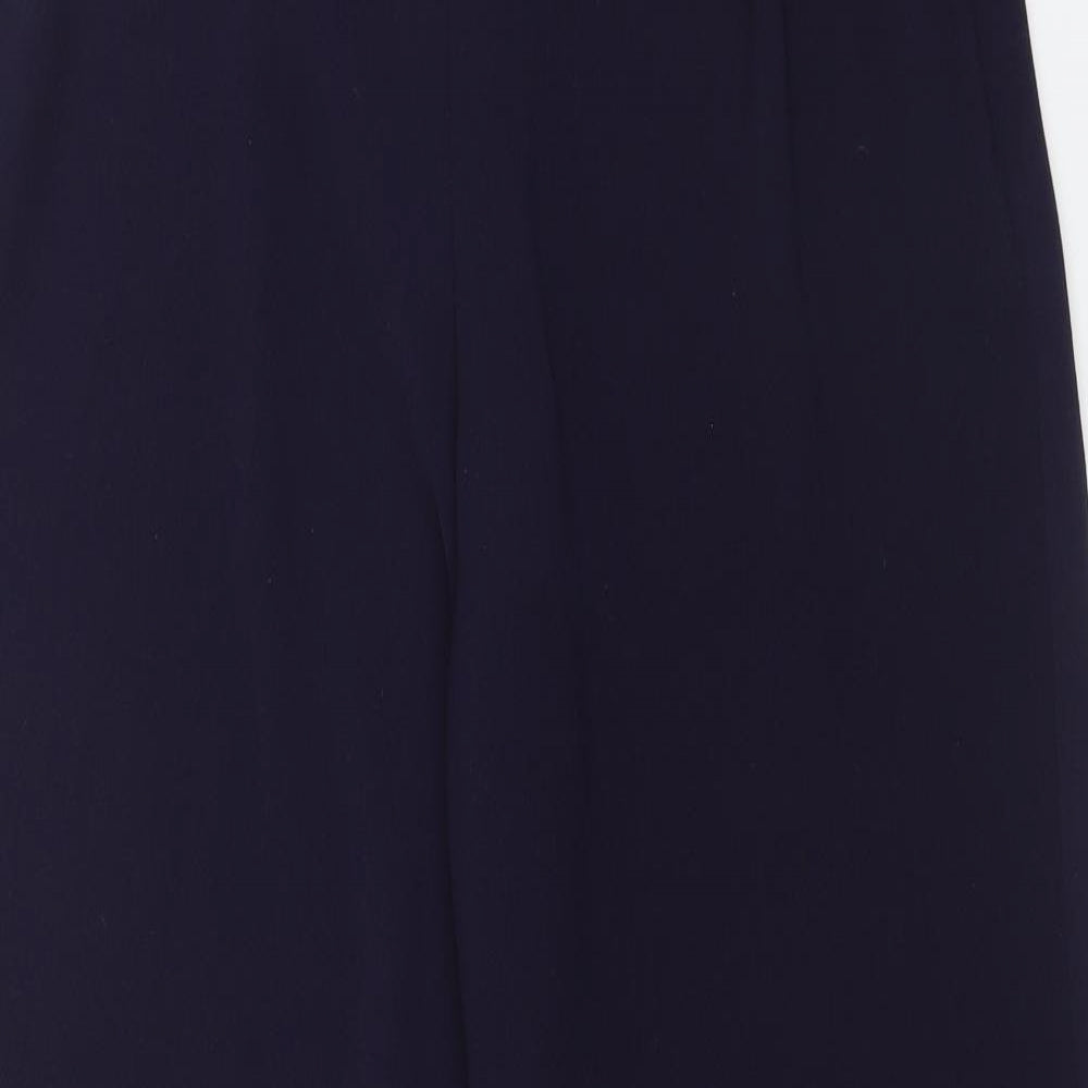 Womens UK Size 14 BHS Regular Fit  Blue Trousers