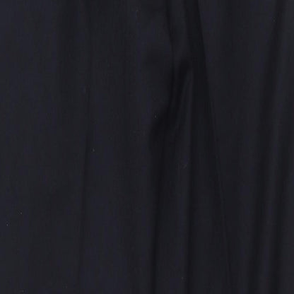 Smith Signature Mens Blue Polyester Dress Pants Trousers Size 30 in Regular Zip