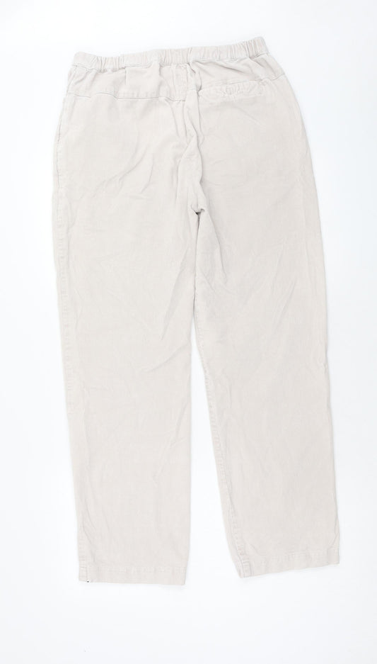 Womens UK Size 30 in Preworn Regular Fit  Beige Trousers