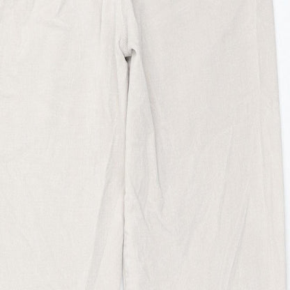 Womens UK Size 30 in Preworn Regular Fit  Beige Trousers