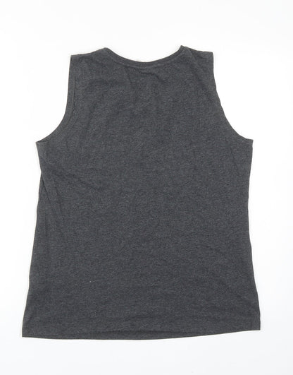 Womens UK Size 10 Atmosphere Grey Basic Tank
