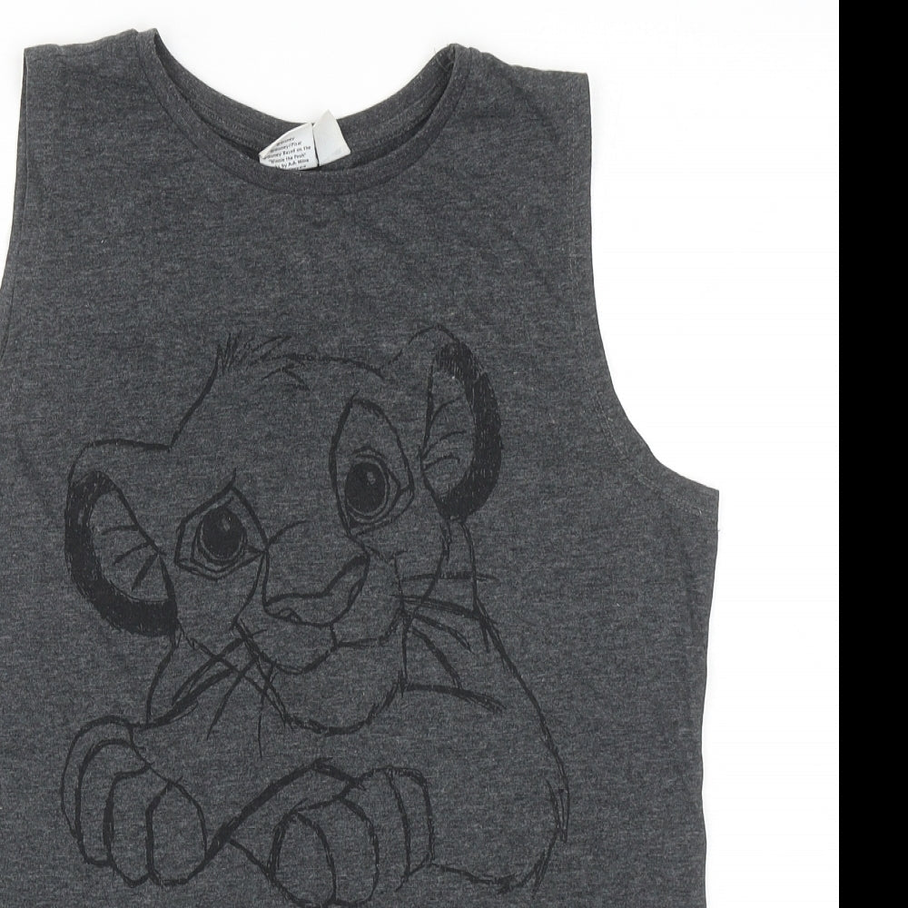 Womens UK Size 10 Atmosphere Grey Basic Tank