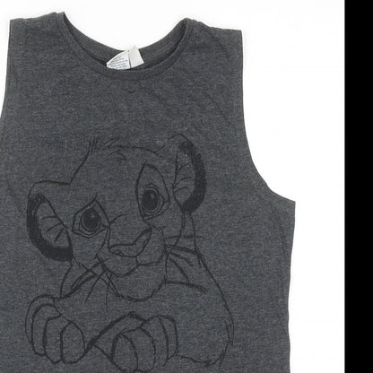 Womens UK Size 10 Atmosphere Grey Basic Tank