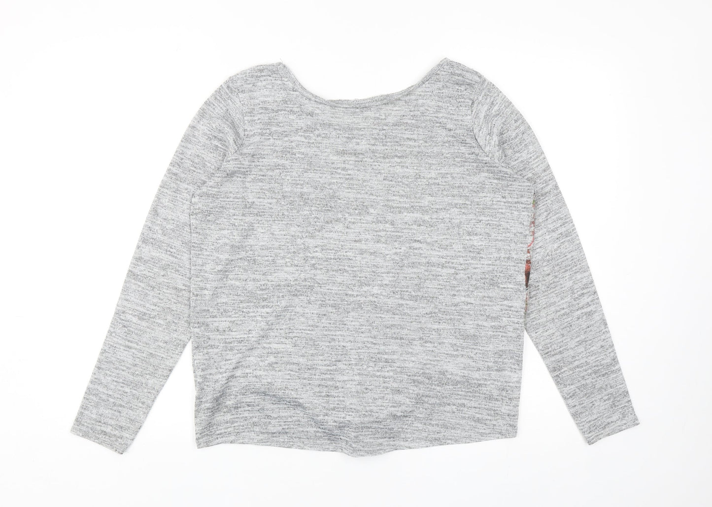 Womens UK Size 12 Debenhams Grey Pullover Jumper