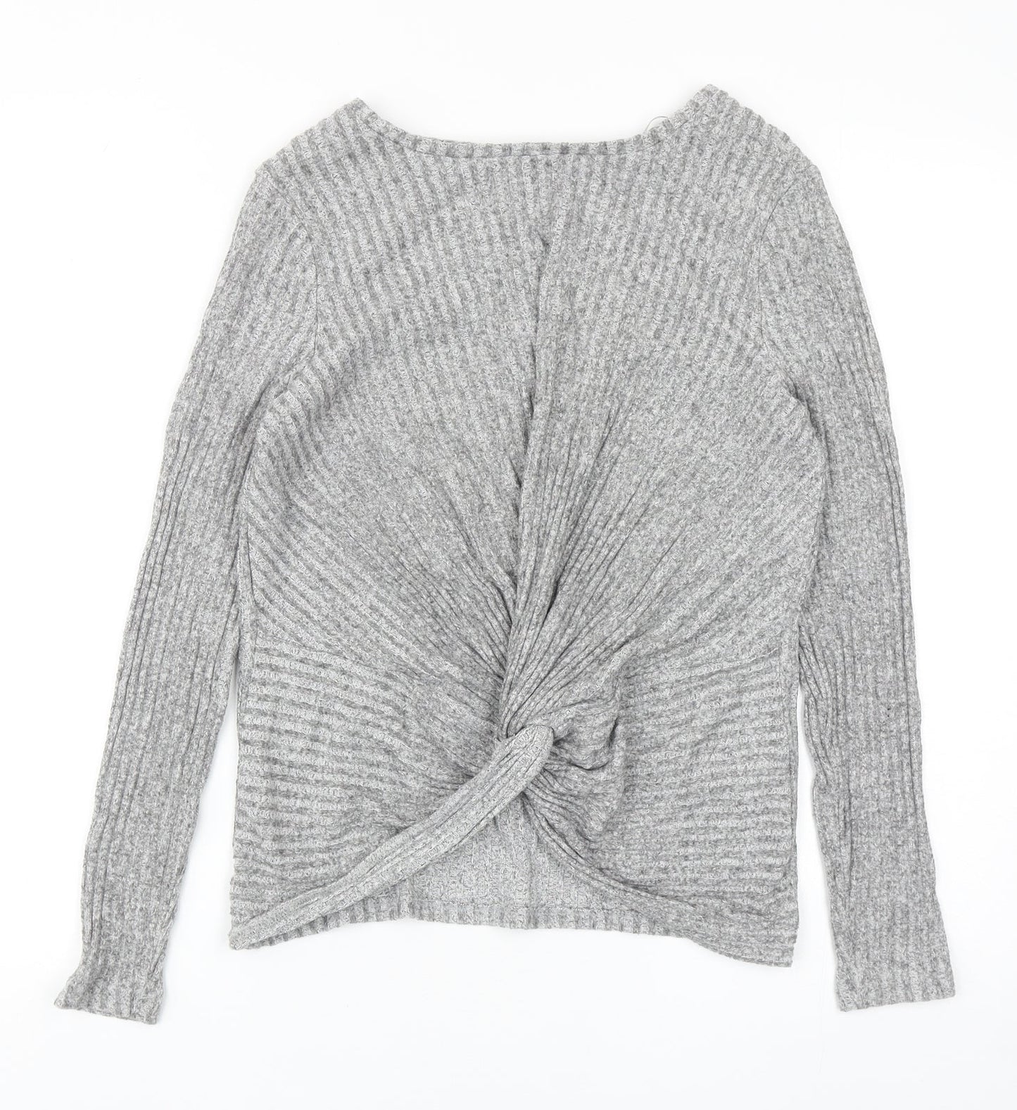 Womens UK Size 8 New Look Grey Pullover Jumper