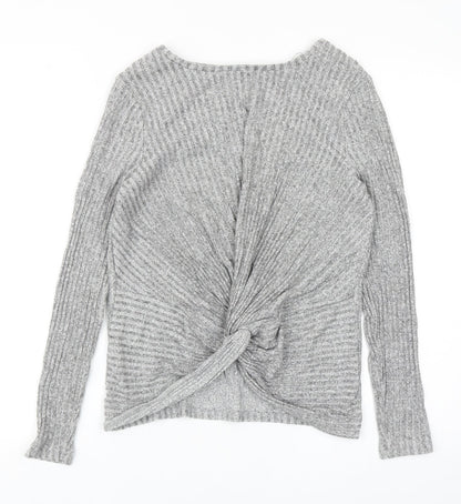 Womens UK Size 8 New Look Grey Pullover Jumper