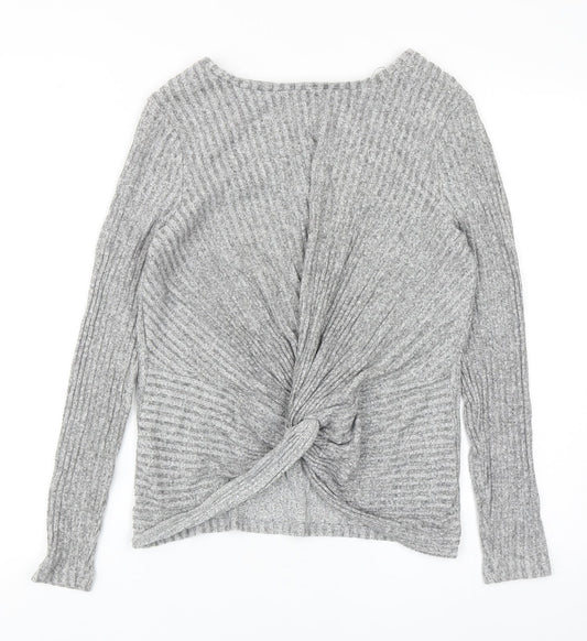 Womens UK Size 8 New Look Grey Pullover Jumper