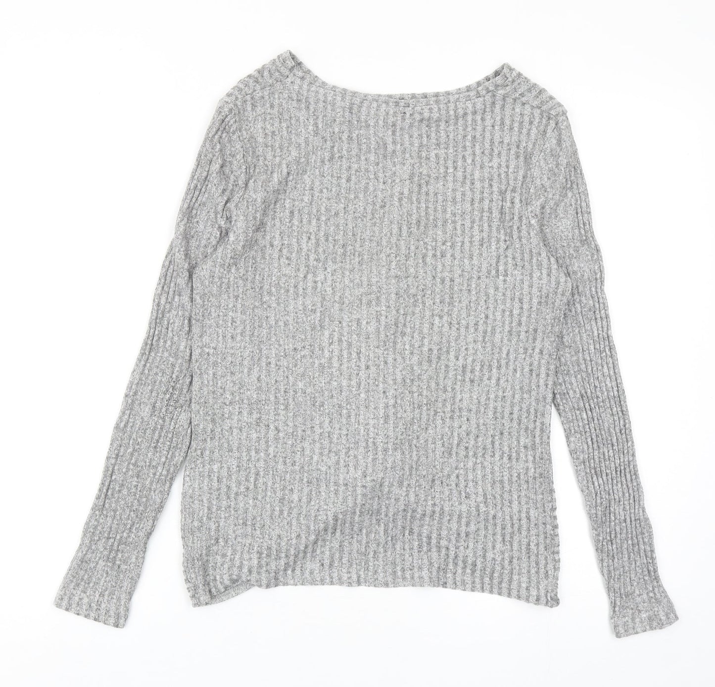 Womens UK Size 8 New Look Grey Pullover Jumper