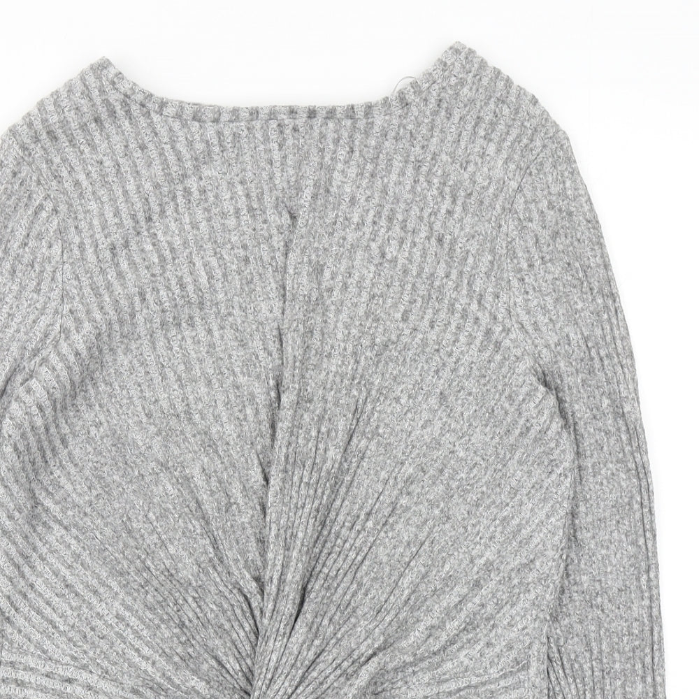 Womens UK Size 8 New Look Grey Pullover Jumper