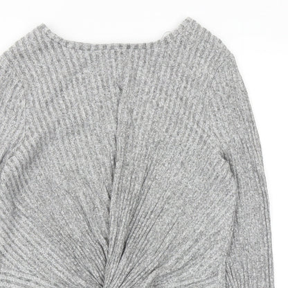 Womens UK Size 8 New Look Grey Pullover Jumper