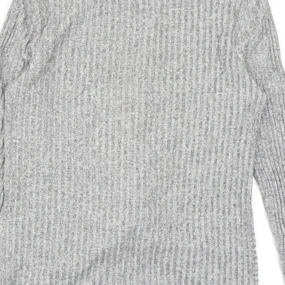Womens UK Size 8 New Look Grey Pullover Jumper