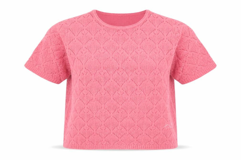 Womens UK Size L Bonmarché Pink Basic T-Shirt