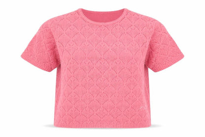 Womens UK Size L Bonmarché Pink Basic T-Shirt