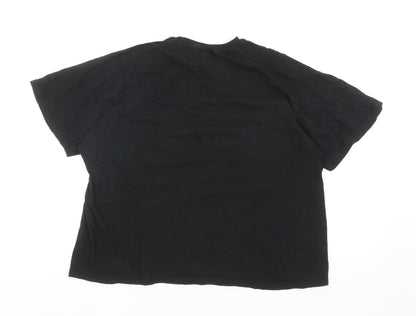 Club Boys Black Cotton Basic T-Shirt Size S Round Neck Pullover - I Paused my Game to be Here