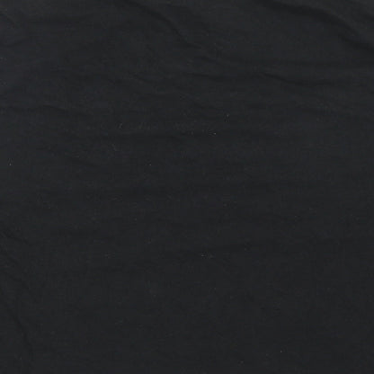 Club Boys Black Cotton Basic T-Shirt Size S Round Neck Pullover - I Paused my Game to be Here