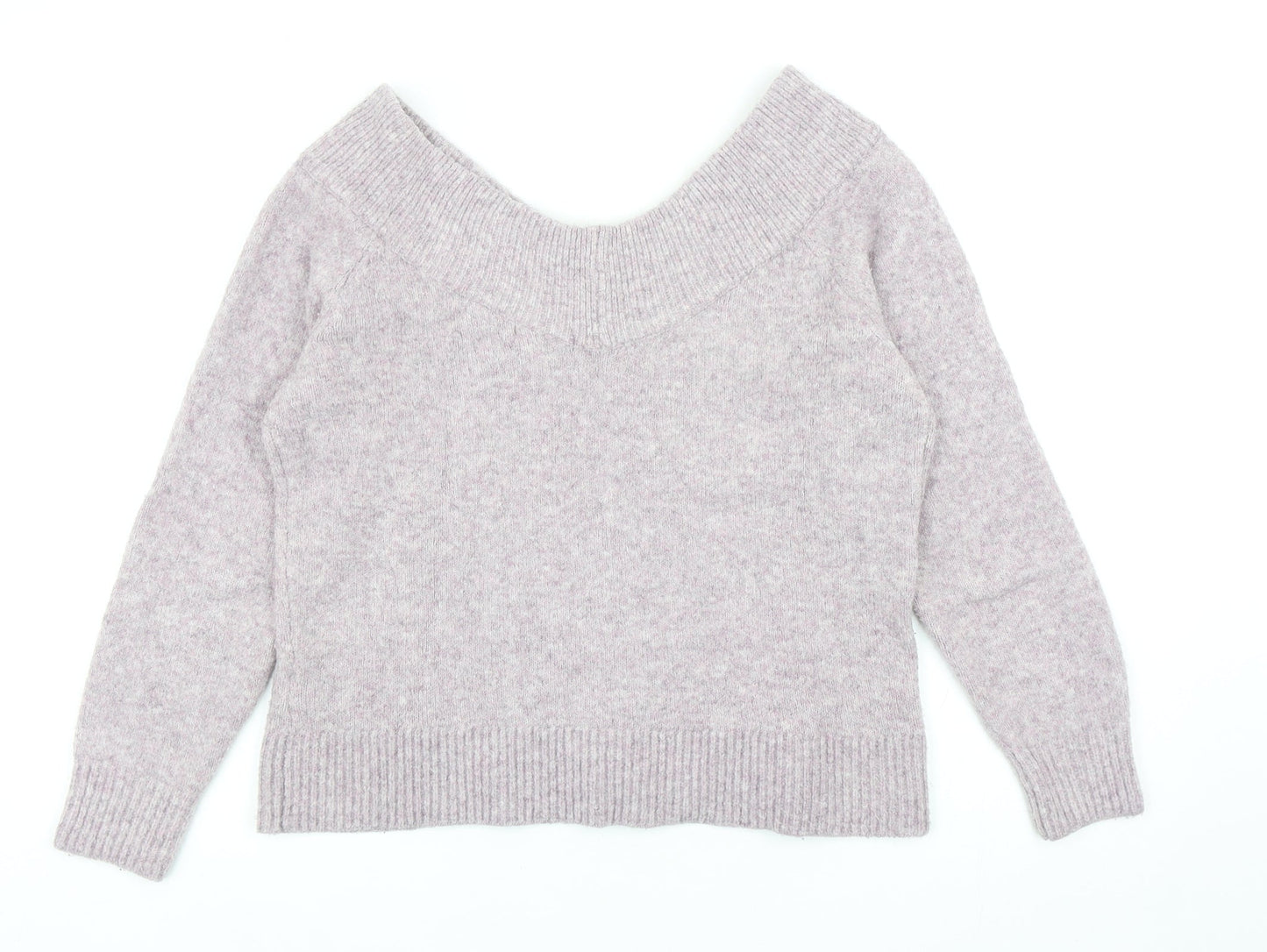 Womens UK Size M H&M Purple Pullover Jumper