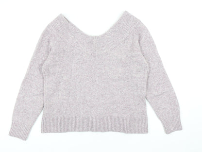 Womens UK Size M H&M Purple Pullover Jumper