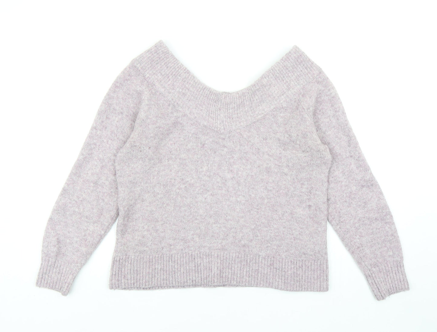 Womens UK Size M H&M Purple Pullover Jumper