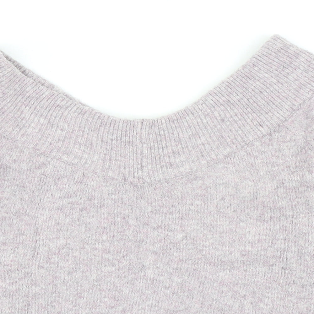 Womens UK Size M H&M Purple Pullover Jumper