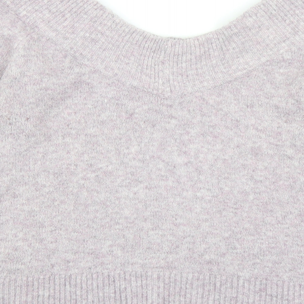 Womens UK Size M H&M Purple Pullover Jumper