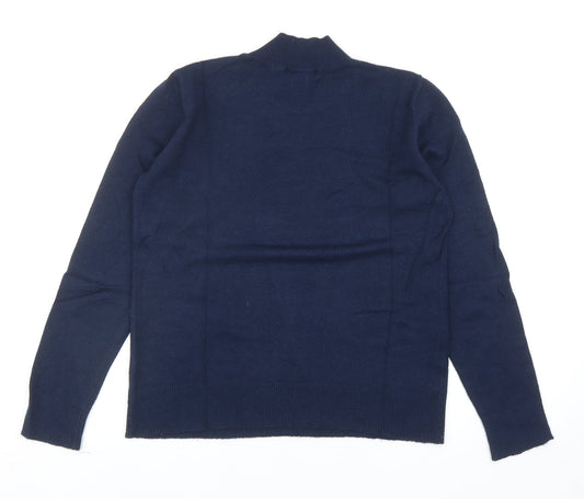 Womens UK Size 12 Atmosphere Blue Pullover Jumper