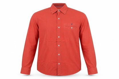 Mens UK Size 40 Allen Solly Orange  Button-Up Long Sleeve Casual Shirt