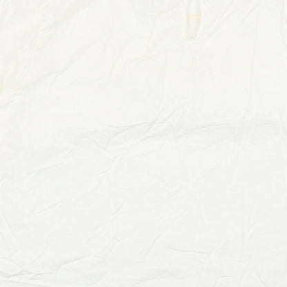 Womens UK Size L Divided by H&M White Basic Blouse