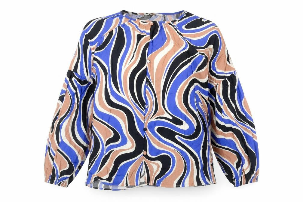 Womens UK Size 10 TU Multicoloured Basic Blouse