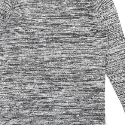 David Emanuel Womens Grey V-Neck Viscose Shrug Jumper Size 12