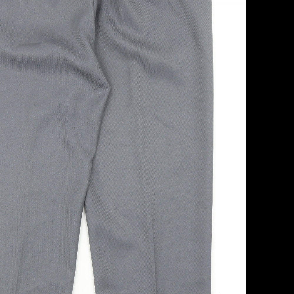 Mens UK Size 40 in Chums Regular Fit Dress Pants Grey Trousers