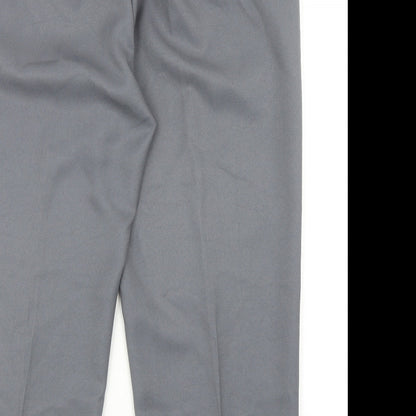 Mens UK Size 40 in Chums Regular Fit Dress Pants Grey Trousers