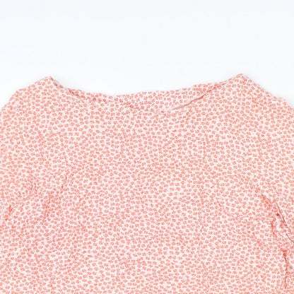 Womens UK Size 10 H&M Red Basic Blouse