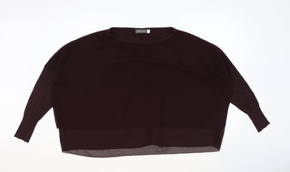 Womens UK Size 12 Mint Velvet Purple Basic T-Shirt