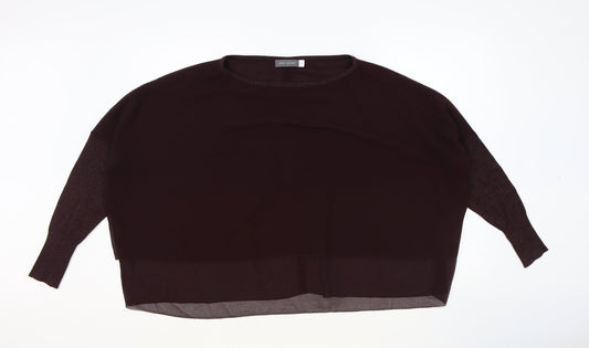 Womens UK Size 12 Mint Velvet Purple Basic T-Shirt