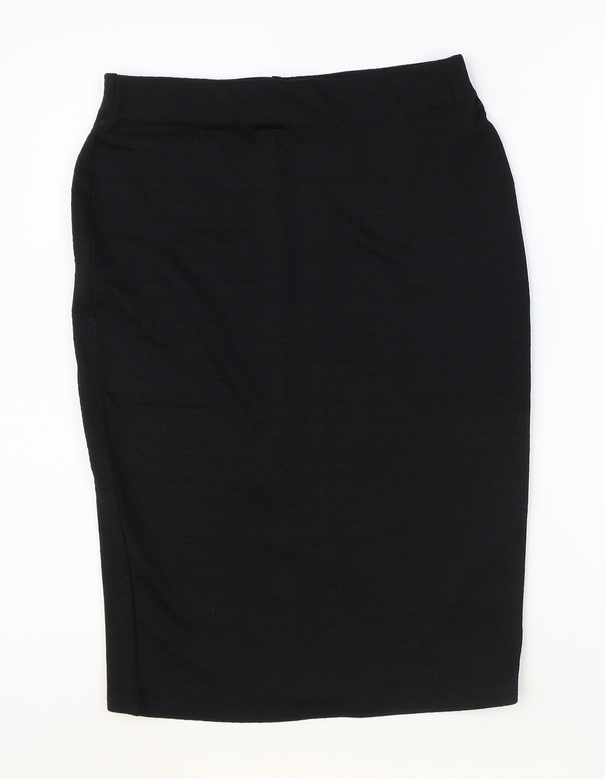 New Look Womens Black Polyester Straight & Pencil Skirt Size 10