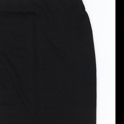 New Look Womens Black Polyester Straight & Pencil Skirt Size 10