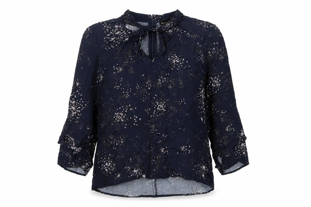 Womens UK Size 8 Phase Eight Blue Basic Blouse