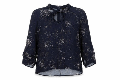 Womens UK Size 8 Phase Eight Blue Basic Blouse