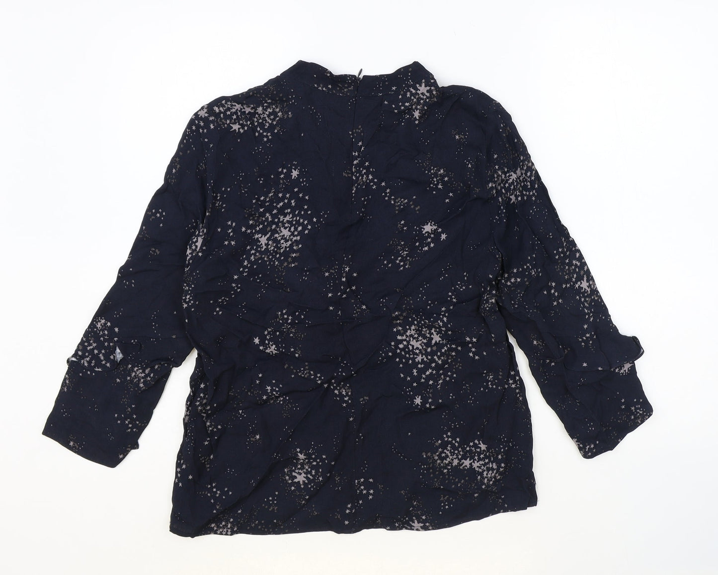 Womens UK Size 8 Phase Eight Blue Basic Blouse