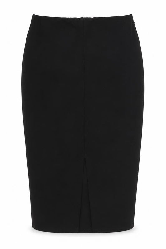 Boohoo Womens Black Polyester Straight & Pencil Skirt Size 8