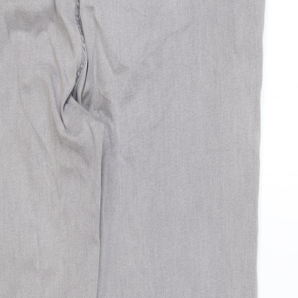 Alexa Womens Grey Cotton Skinny Jeans Size 36 in Regular Zip