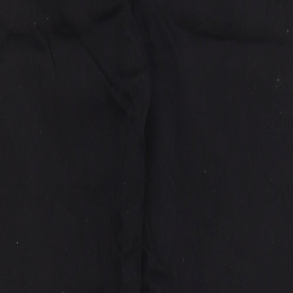 Alexa Womens Black Cotton Skinny Jeans Size 36 in Regular Zip