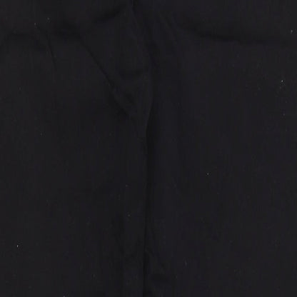 Alexa Womens Black Cotton Skinny Jeans Size 36 in Regular Zip