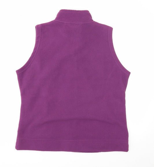 Womens UK Size 14 EWM Purple Gilet