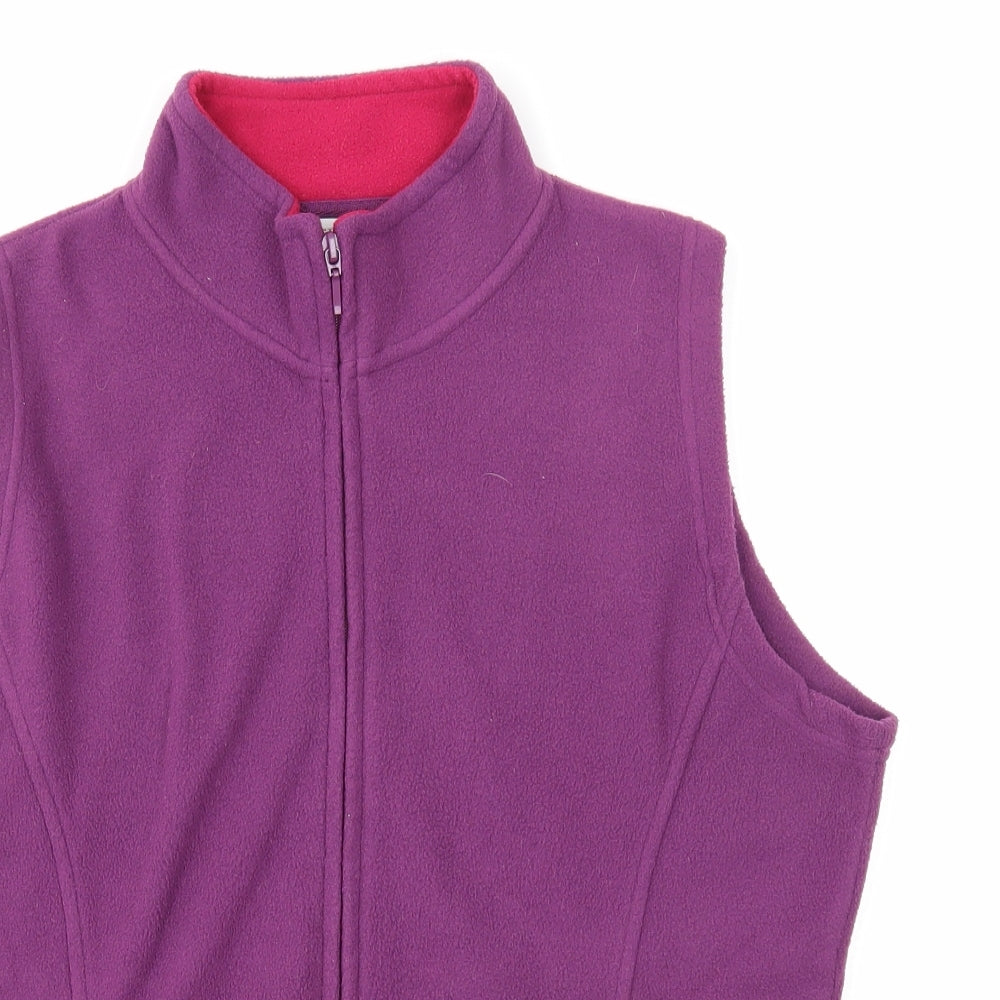 Womens UK Size 14 EWM Purple Gilet