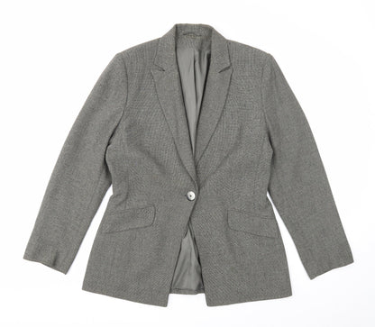 Womens UK Size 12 Richards Regular Grey Blazer